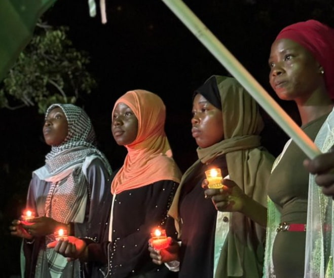 Candlelight Protest in Accra: Voices Rise for Murdered Palestinian Journalists thumbnail