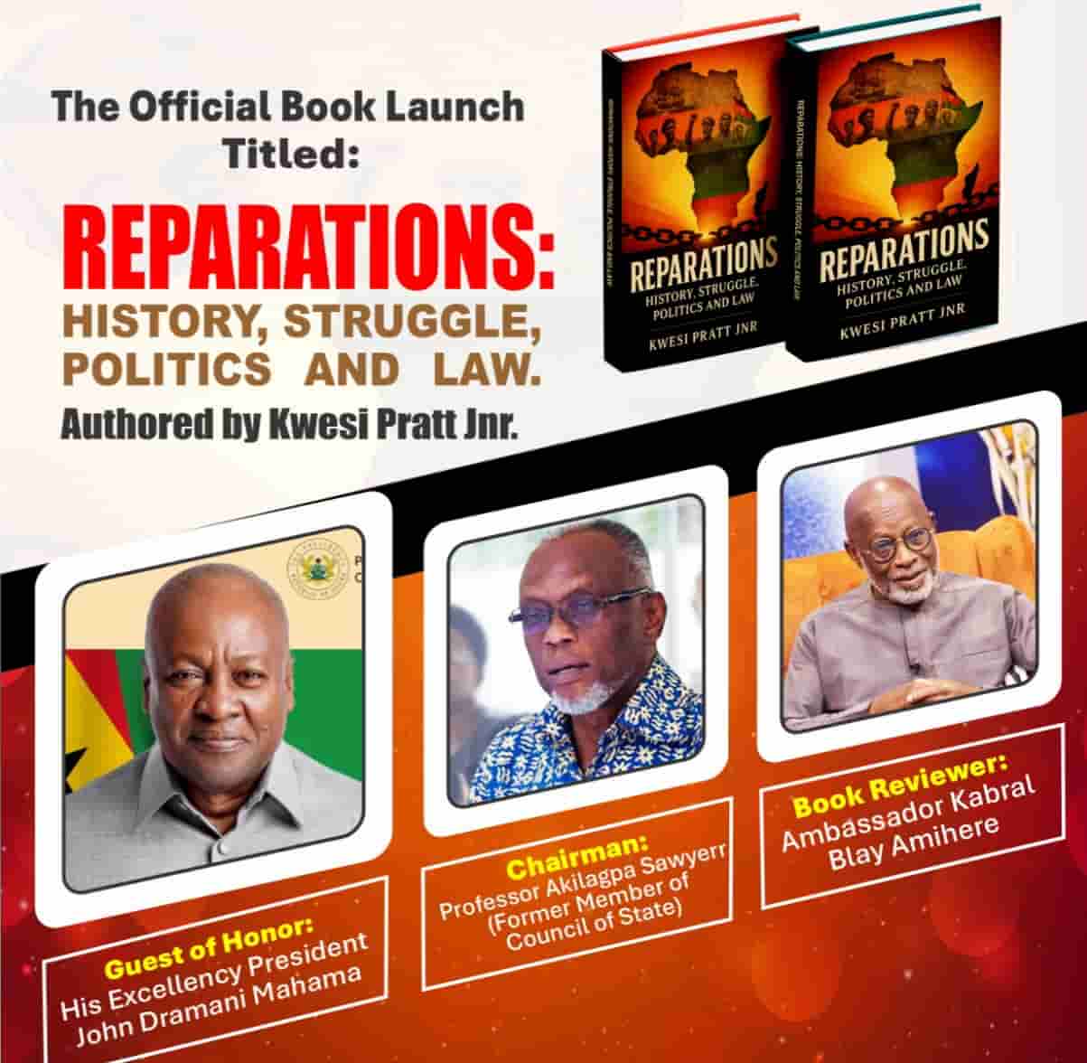 Reparations: A Call for Justice, History, and Action - Kwesi Pratt Jnr. Launches Groundbreaking Book on Reparatory Justice thumbnail